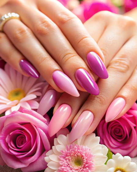nails, manicure, nail, fingernails, woman, paint, cosmetics, fashionable, pedicure