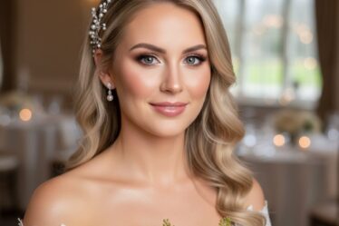 makijaż na wesele dla blondynki