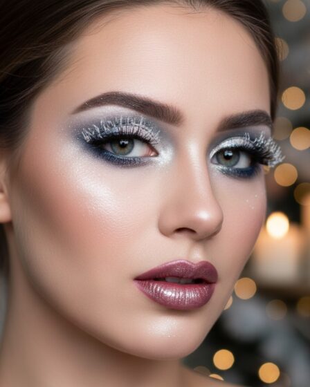 Jaki makijaż zimowy zrobić? Trendy i inspiracje frosted glam make up