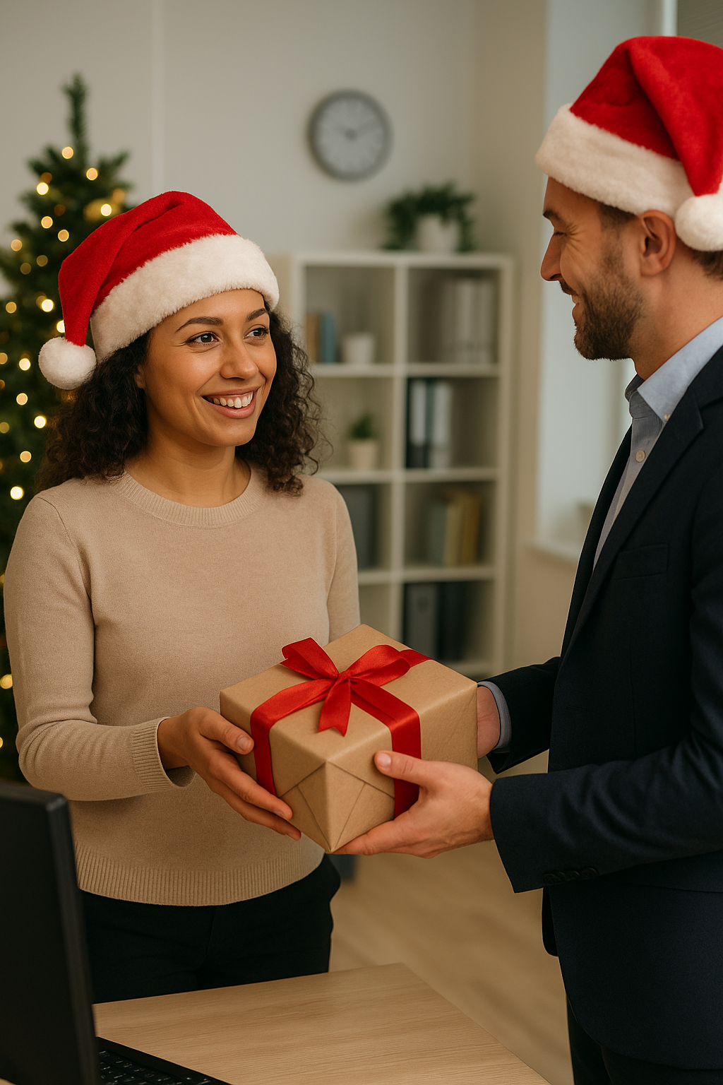 Pomysły na prezenty na święta dla pracowników, szefa i koleżanki z pracy