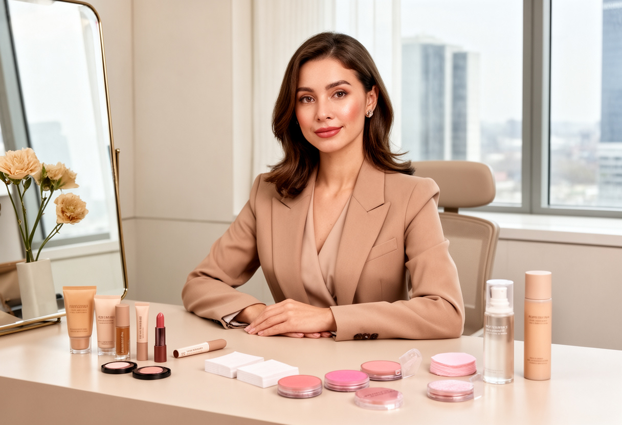 Makijaż biznesowy i do pracy w naturalnym, profesjonalnym wydaniu